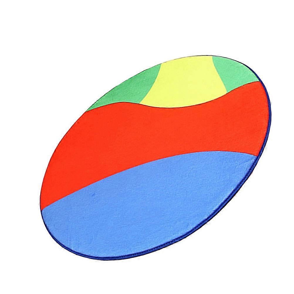 Foot Carpet Fatigue Reduction Round Shape Multi-Colored 60x60x2cm 1Pack