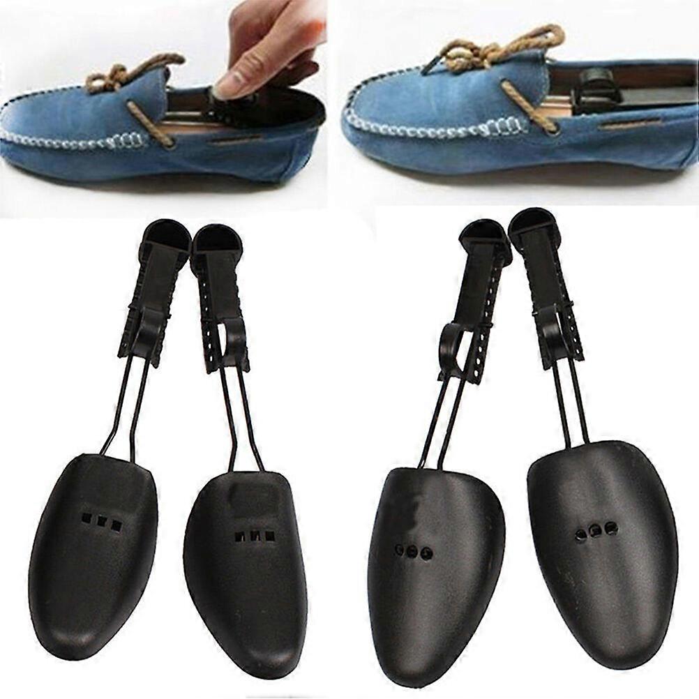 Shoe Expander Plastic Shoe Stretcher for Home Use 4Pair Adjustable Black