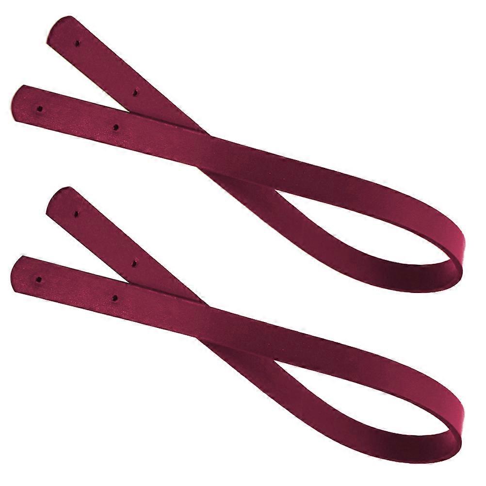 Tote Bag Belt PU Replacement Strap for Bag Use 2Pcs Color