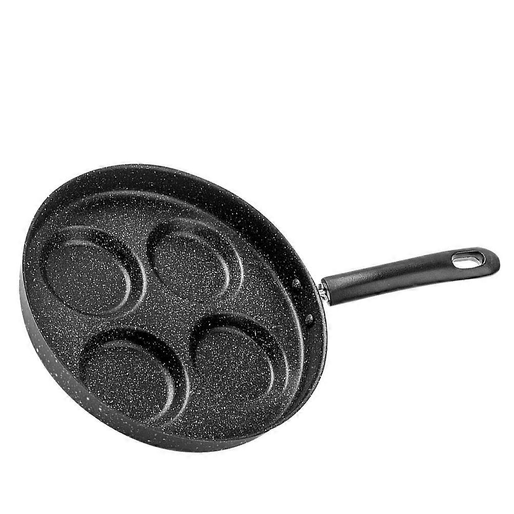 Nonstick Divided Grill Pan Frying Pan Flat Bottom Special Coating Process 1Pcs