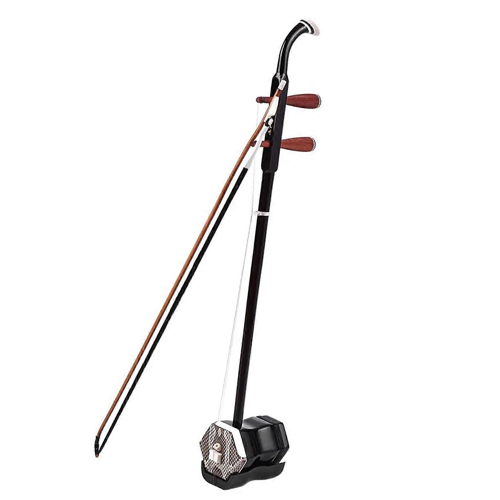 Professional Chinese Erhu Two String Violin with Durable Solid Wood for Authentic Traditional Tone