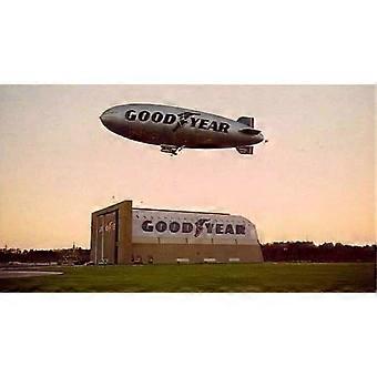 Puzzelspel met luchtschepen uit de jaren 70 met een Goodyear-thema voor volwassenen en kinderen V0628