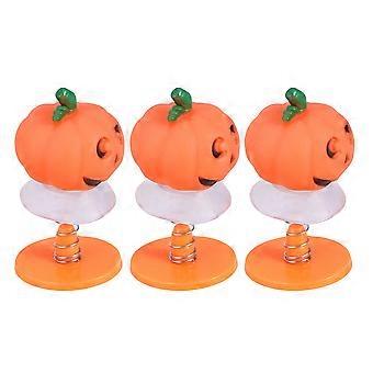 3PCS/Set einzigartige Form Halloween Kürbis Form Sauger Hüpfen Stil Kleines Spielzeug