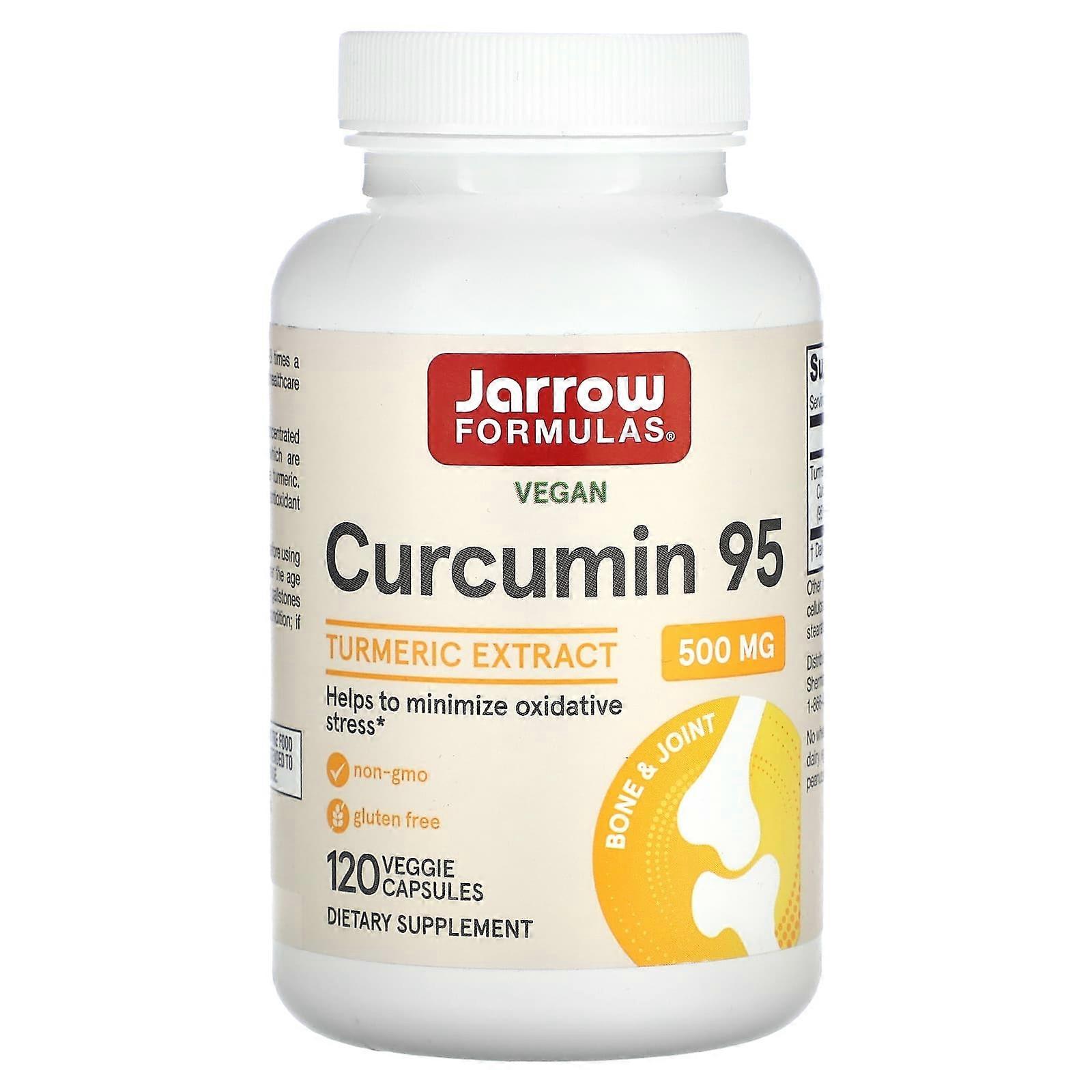 Jarrow Formulas, Curcumin 95, 500 mg, 120 Veggie Caps