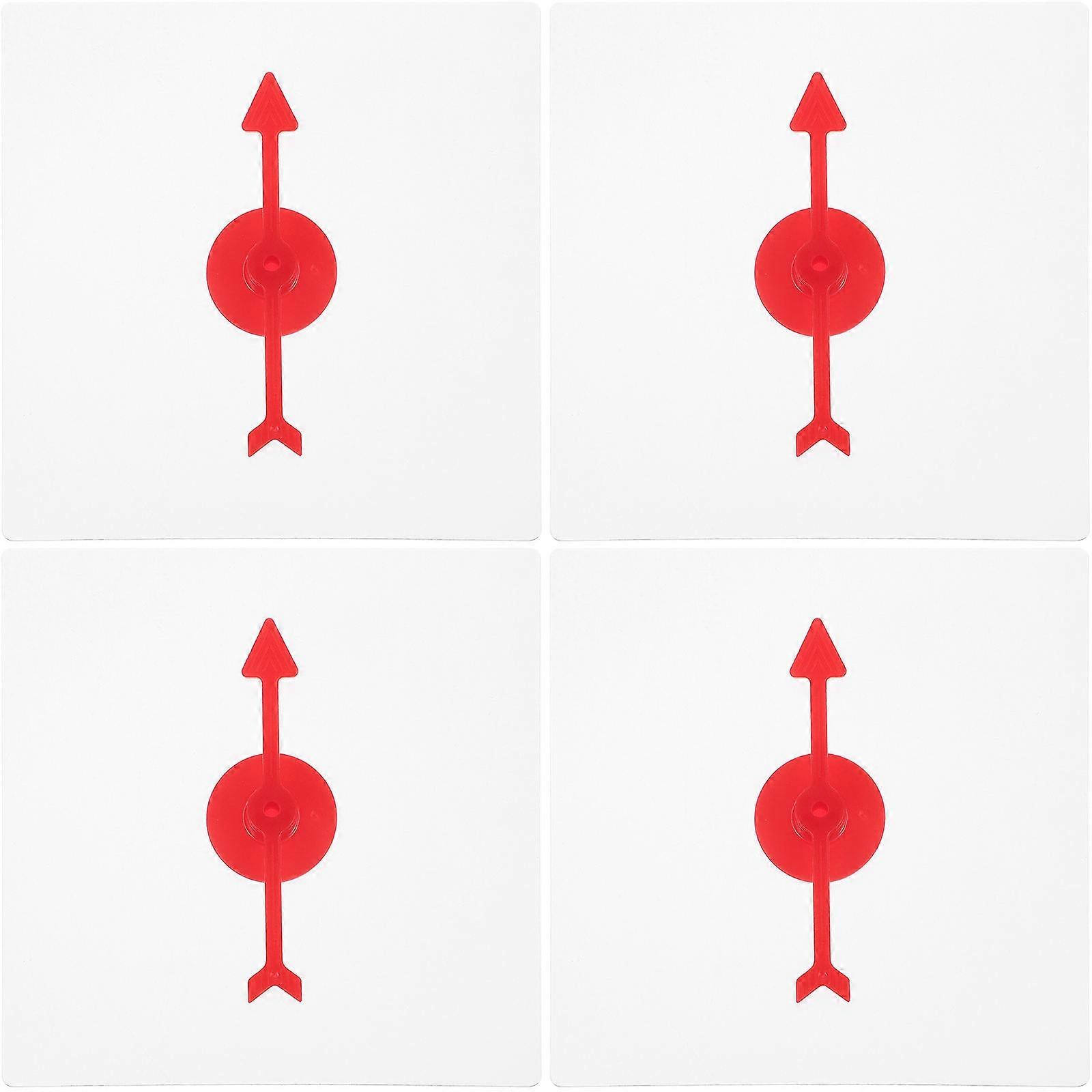 Math Game for Party Games with Plastic Rotating Arrow 4Pcs