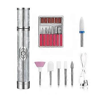 Nail Tools Nail Drill Set Nail Art Multi-function Nail Drill Machine Stainless Steel Polishing nail Removal Nail Drill Bits Set Diy Nails