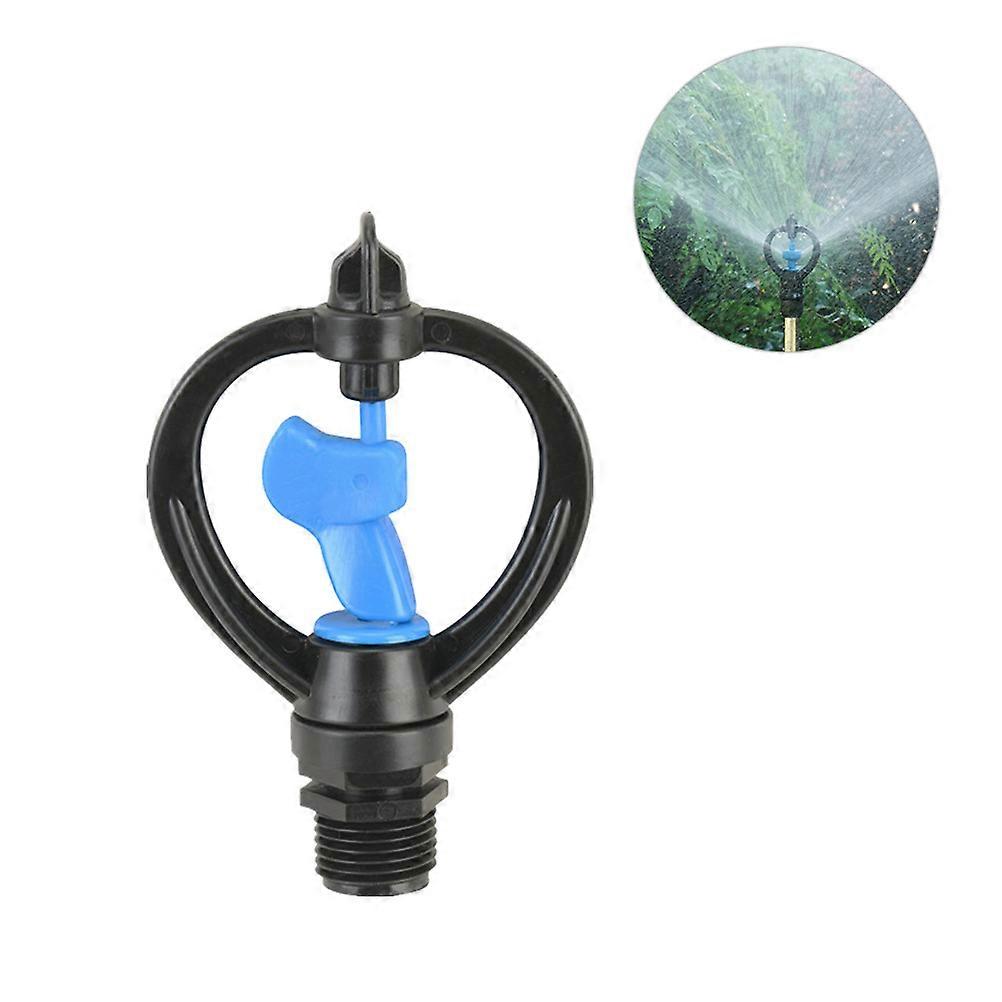 Irrigation Sprinkler Plastic Head Rotary Function 360 Degrees for Garden