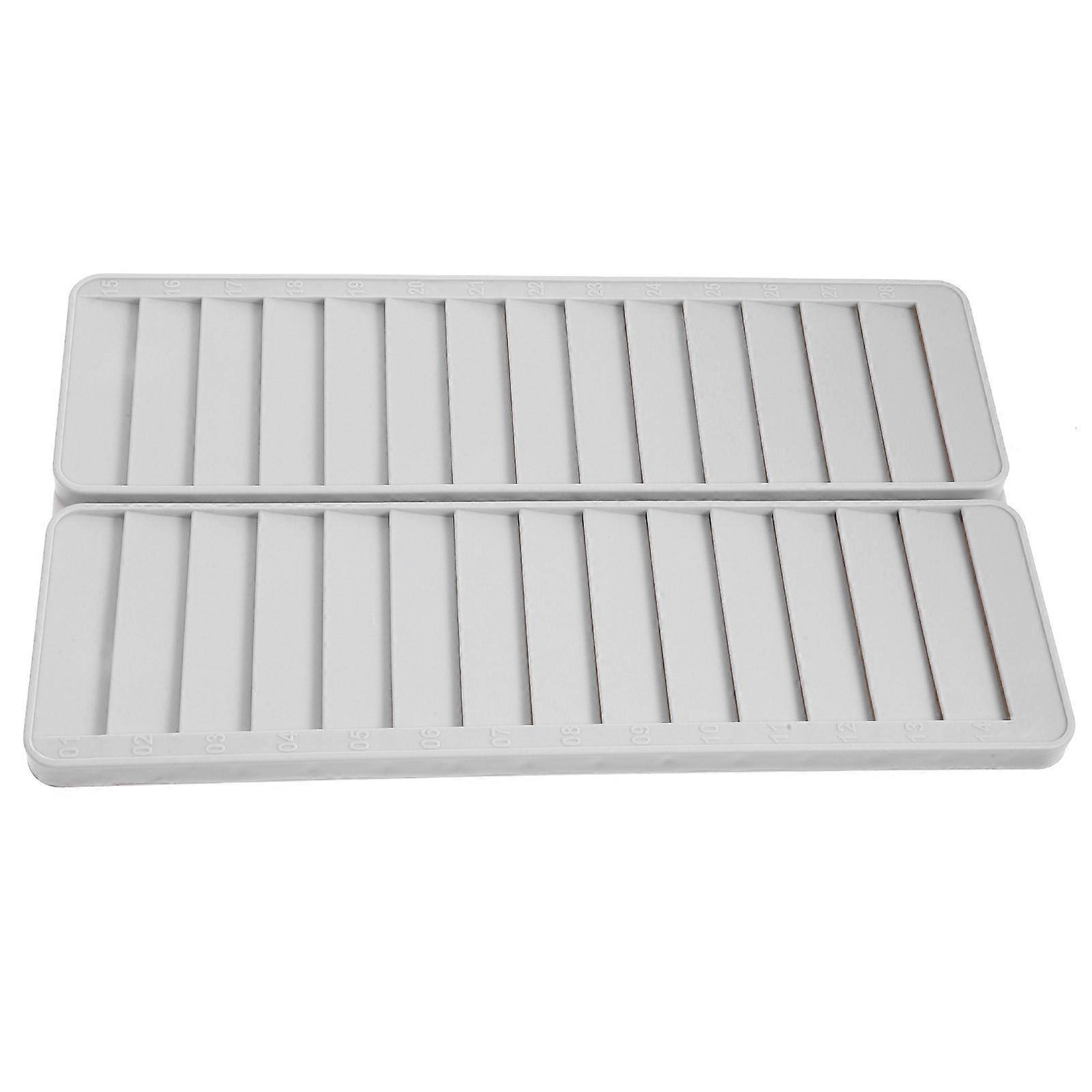 Work Cards Organizer for Storage Plastic Holder Multi-Slots