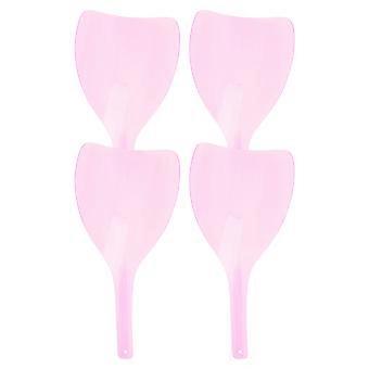 Hair Coloring Face Eyes for Protecting Use 4Pcs Pink Hairdressing Mask