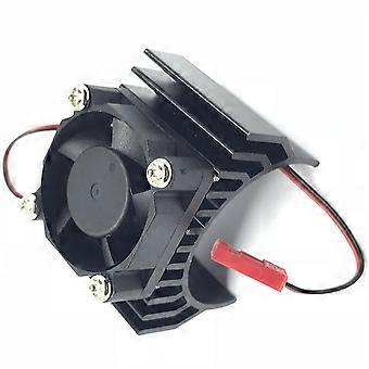 Radiatore del dissipatore di calore del motore in lega di alluminio 540/550 con connettore JST della ventola per parti di automobili 1/8 1/10 RC