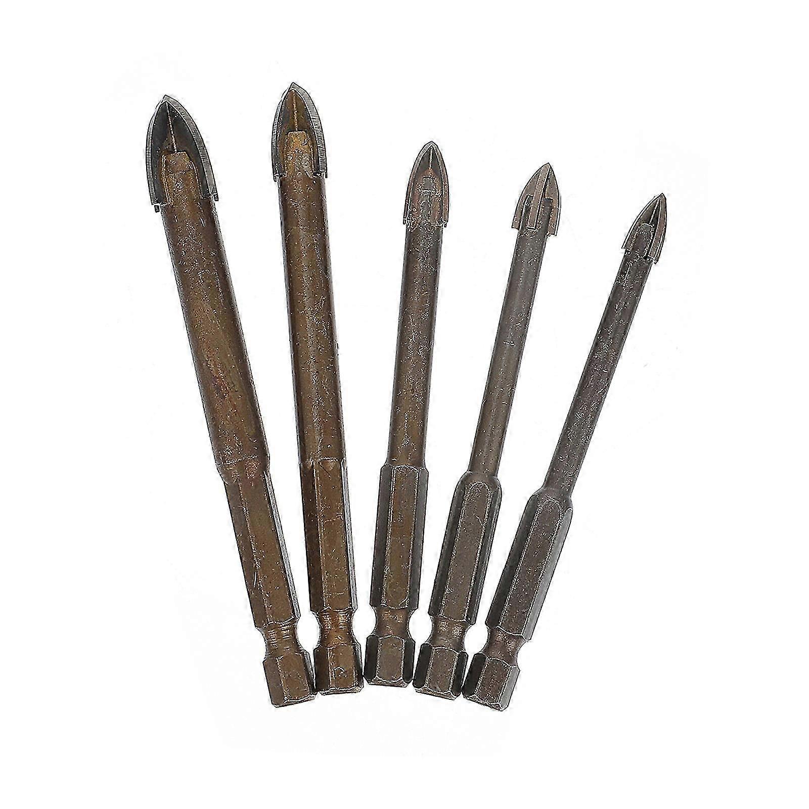 Tile Glass Drill Bits 5Pcs for Efficient Triangle Drills Bit Usage