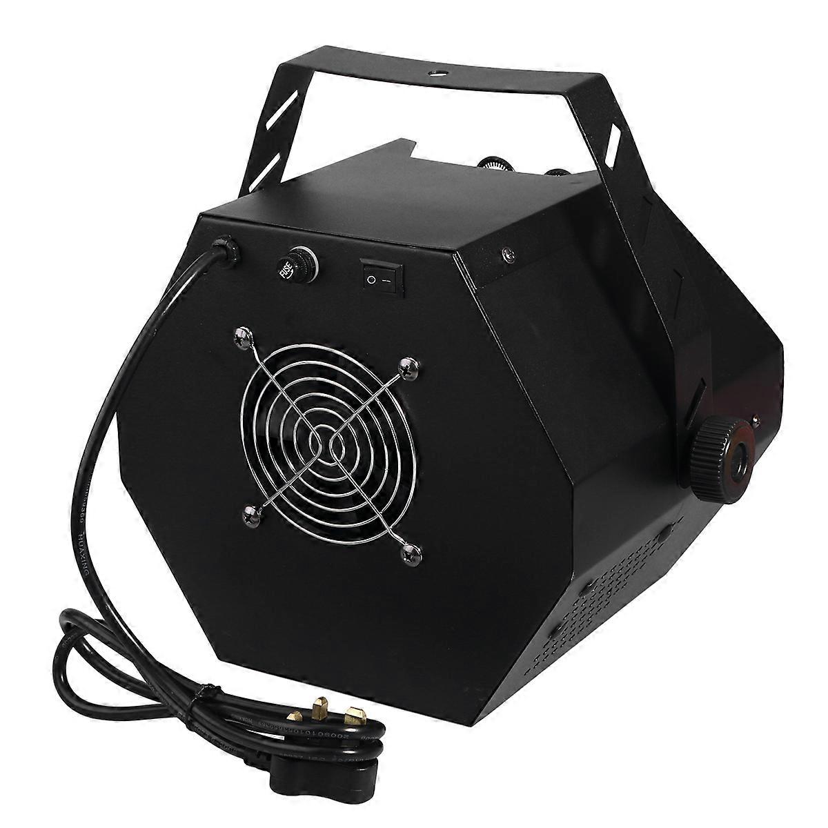 Bubble Machine Electric Bubble Blowing Machine for Stage Use Portable Black