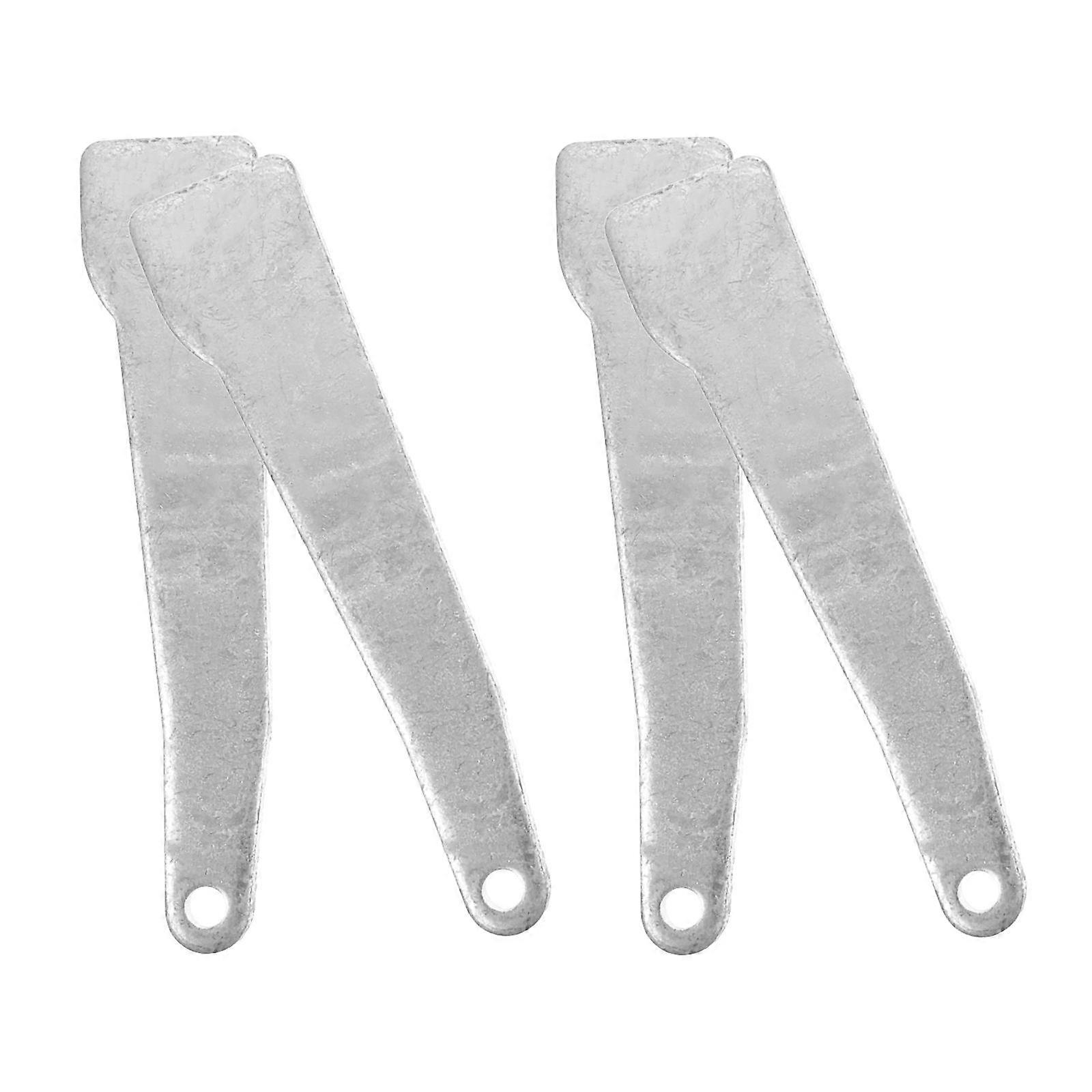 Silver Scaffold Adapter Part Scaffold Fixed Part for Durable Support 4Pcs