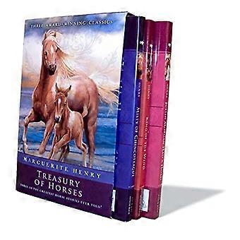 Marguerite Henry trésor de chevaux (Misty de Chincoteague, Justin Morgan avait un cheval & roi du vent)