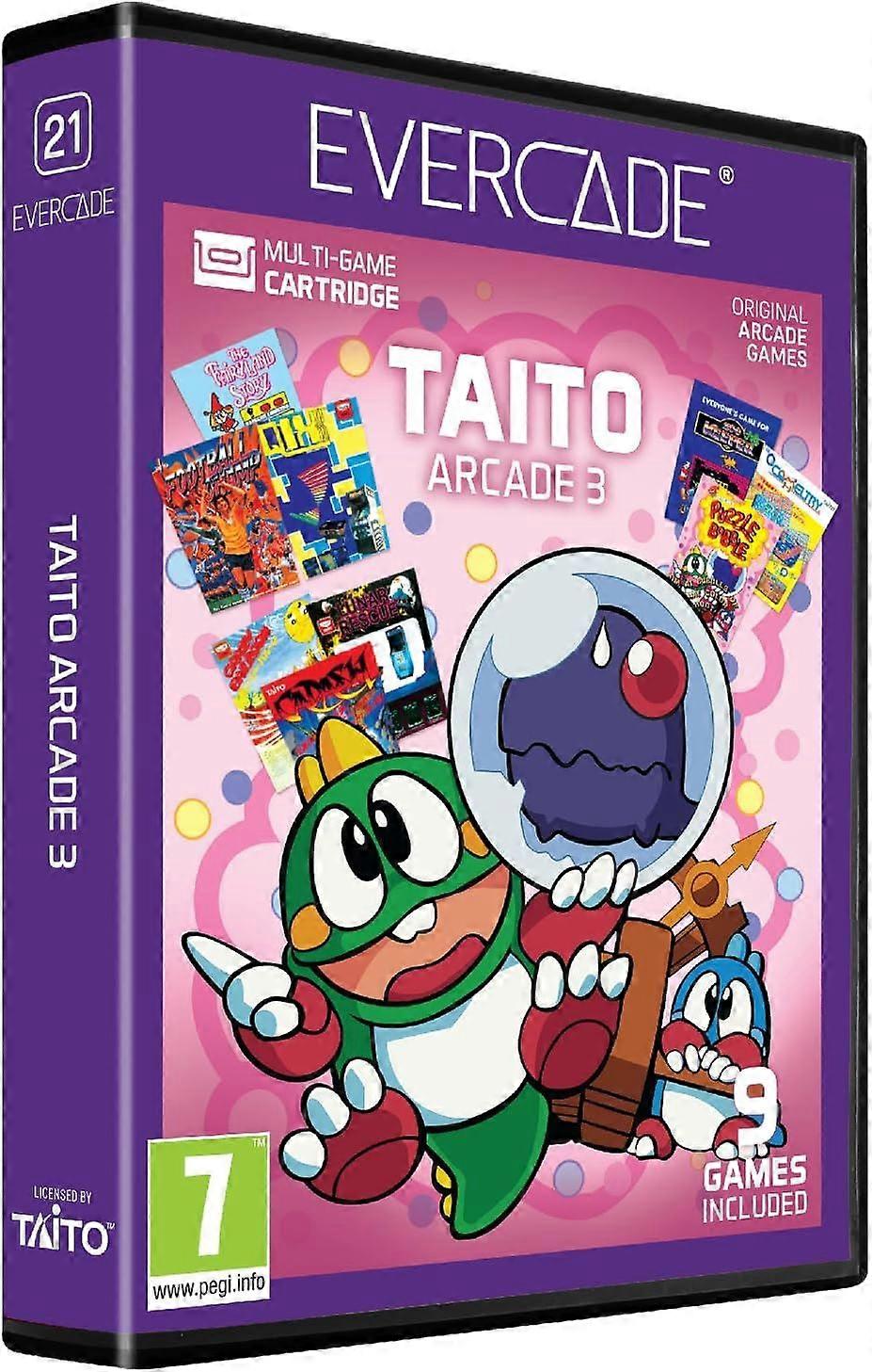 Taito Arcade 3 Evercade Cartridge