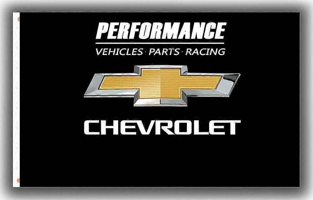 Chevrolet Logo Sort Flagbanner D0081