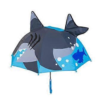 Guarda-chuva animal de desenho animado bonito com alças curvas para crianças orelhas de animais