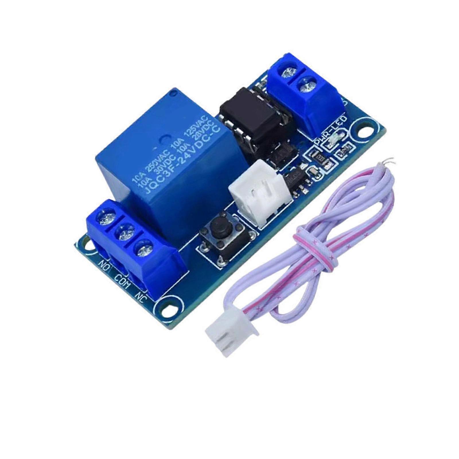 Single Button Bistable SelfLocking Switching Controller Relays Module 5V 12V 24V Voltages Option For Automation Project Multicolor
