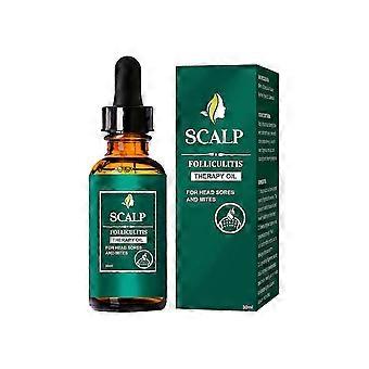 Scalp Treatment Oil for Hair Growth, Itch Relief & Folliculitis Care with Grape Seed & Ginger Oils