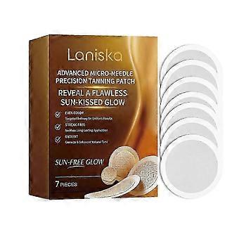 Micro-needle Sunless Tanning Patches (7pcs/Box) for Face & Body, Self-Tanning Stickers for Streak-Free Sun-Kissed Glow Without UV