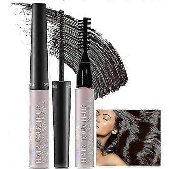 Quick Cover Root Touch Up Rescue, Temporary Gray Coverage Hair Dye Fast-Drying Brush Up Mascara Hair Color Gray Concealing for Hair & Beard