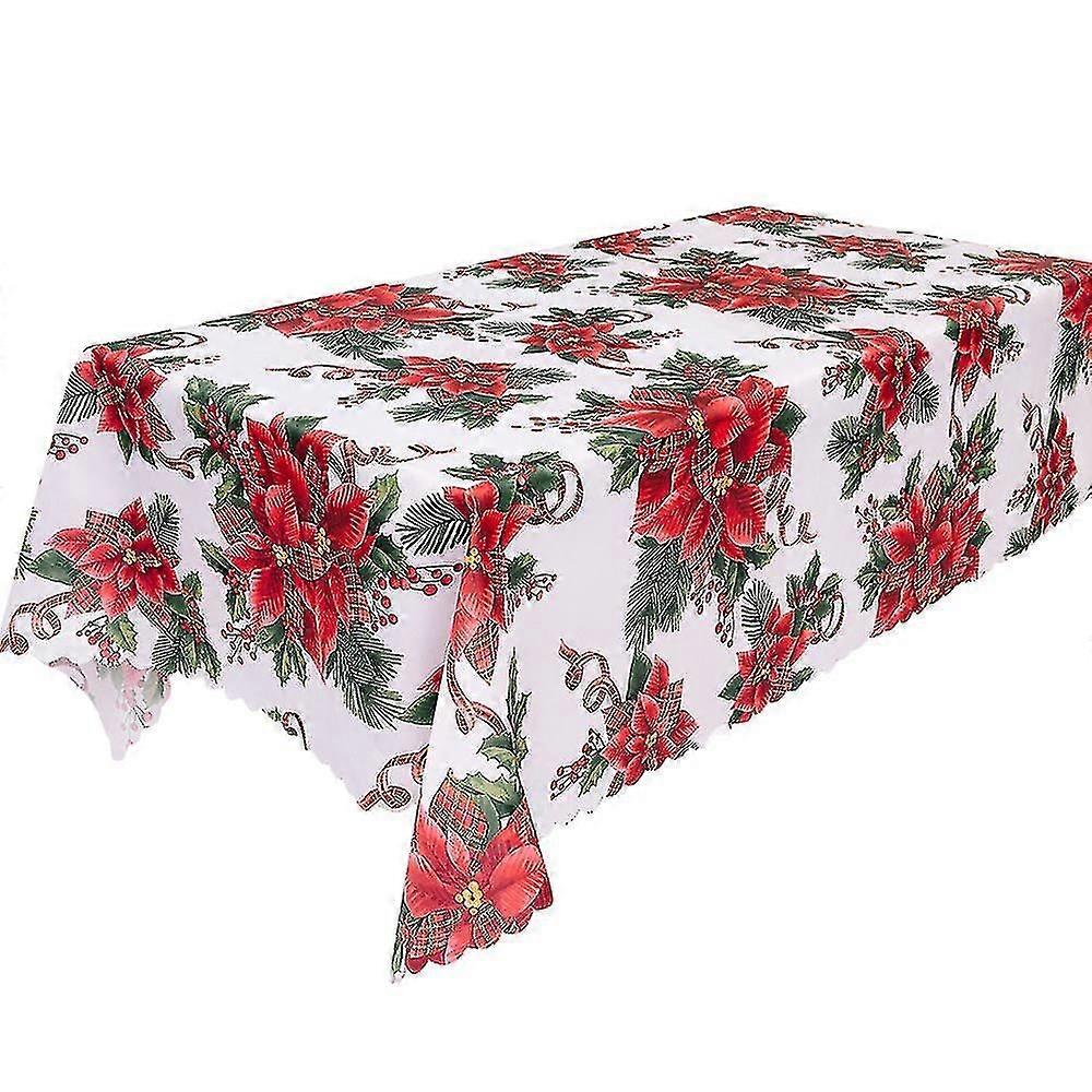 Christmas Tablecloth, Table Cloth Rectangular, 56inch X 70inch, D