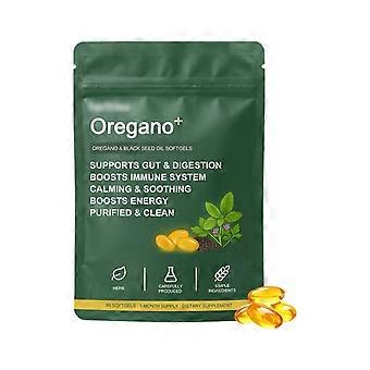 Oregano & Black Seed Oil Softgels 60 Counts - Green