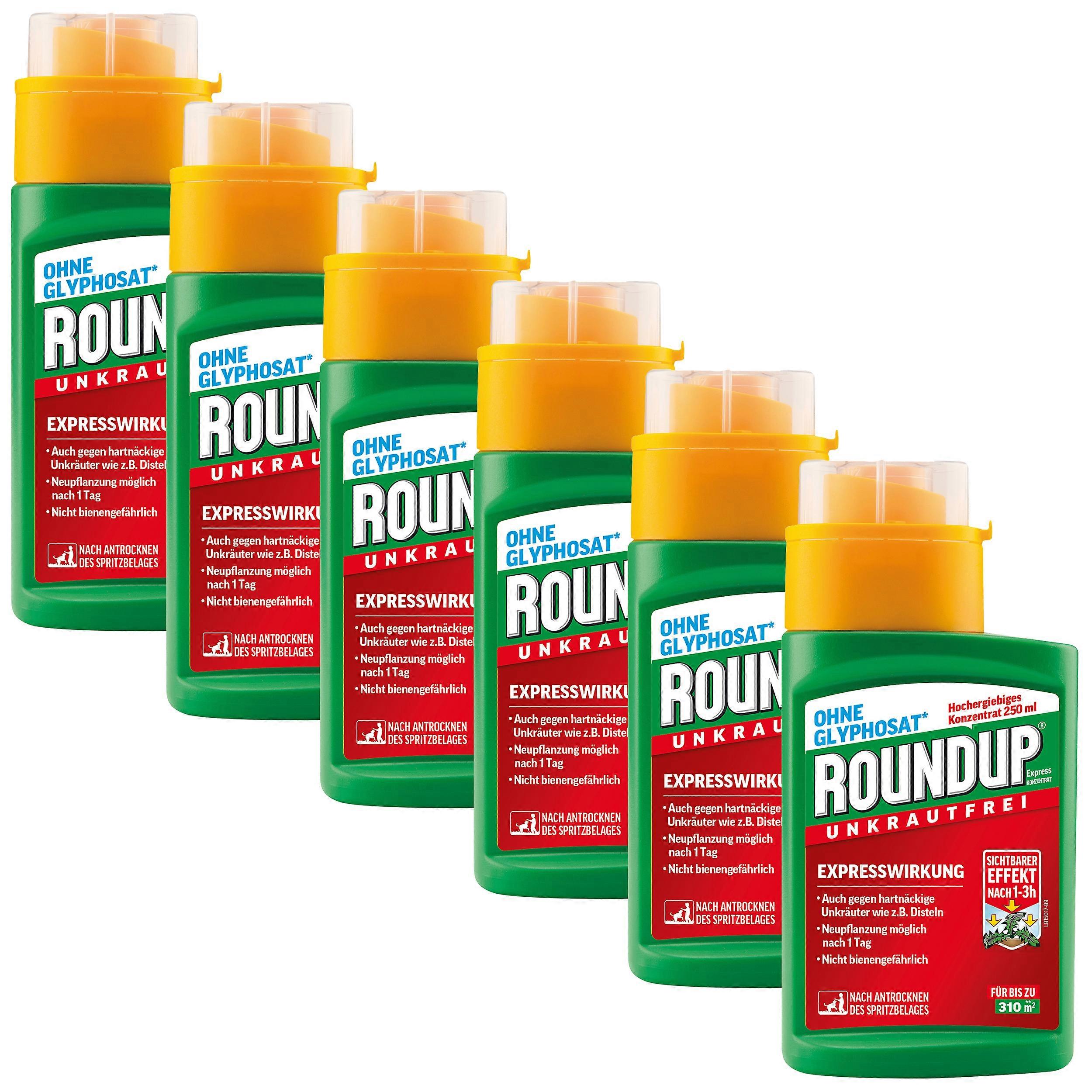 6 x ROUNDUP® Express konsantresi, 250 ml