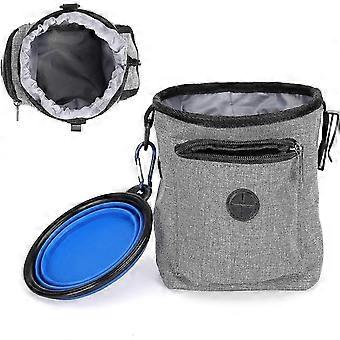 Multi-Way Pet Treat Tote Bag for Training & Snacks