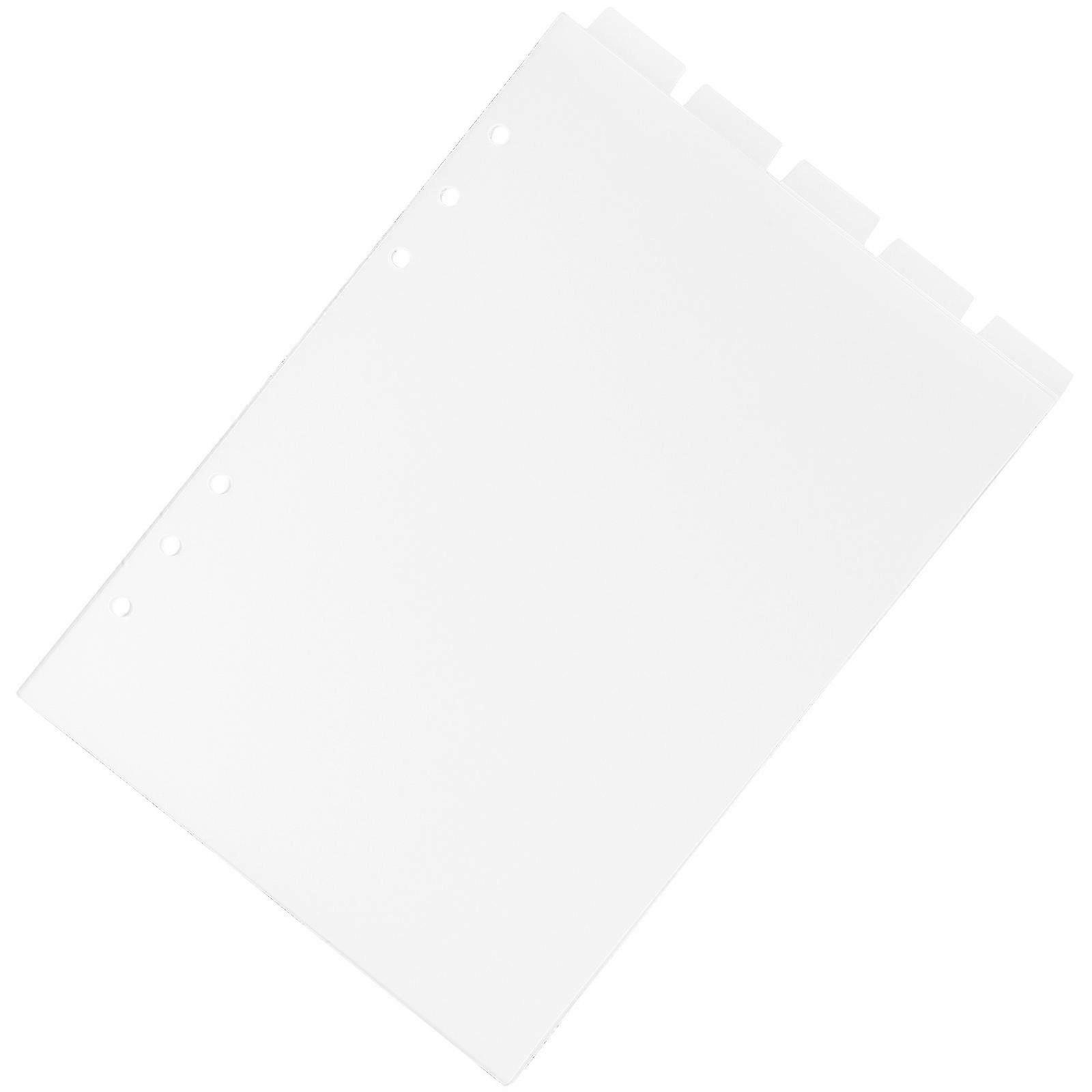 Notebook Tab Page Notebook Divider PVC Tab Dividers Binder Tab Page Notebook Supply