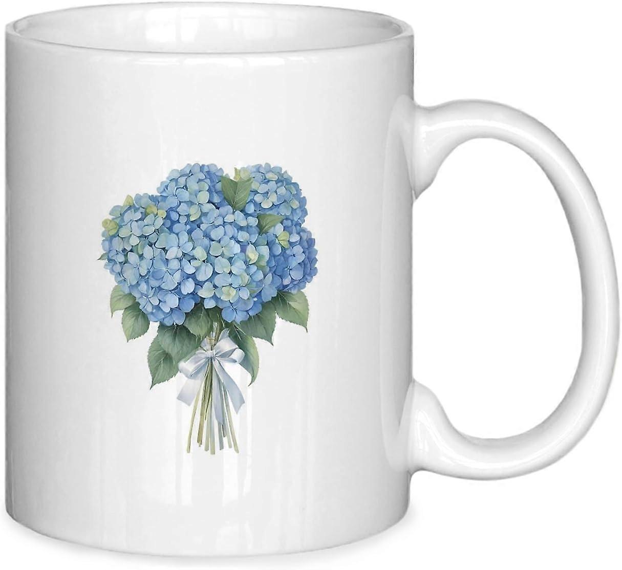 Blue Hydrangea 11oz Ceramic Coffee Mug