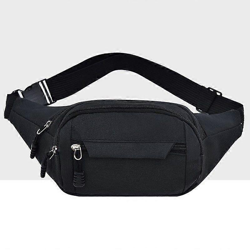 Pure Color Multi-function Pockets Waterproof Chest Bag