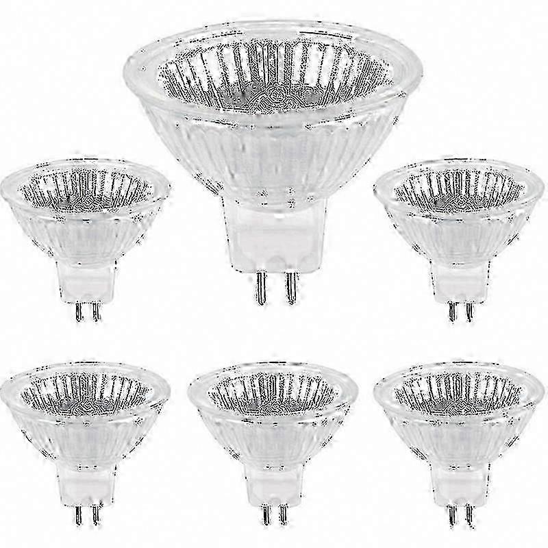GU5.3 12V 50W Halogen Bulbs 6-Pack Dimmable