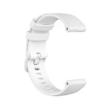 Amazfit Pop Pro Silicone Watch Band-Checkered Design,White Color White