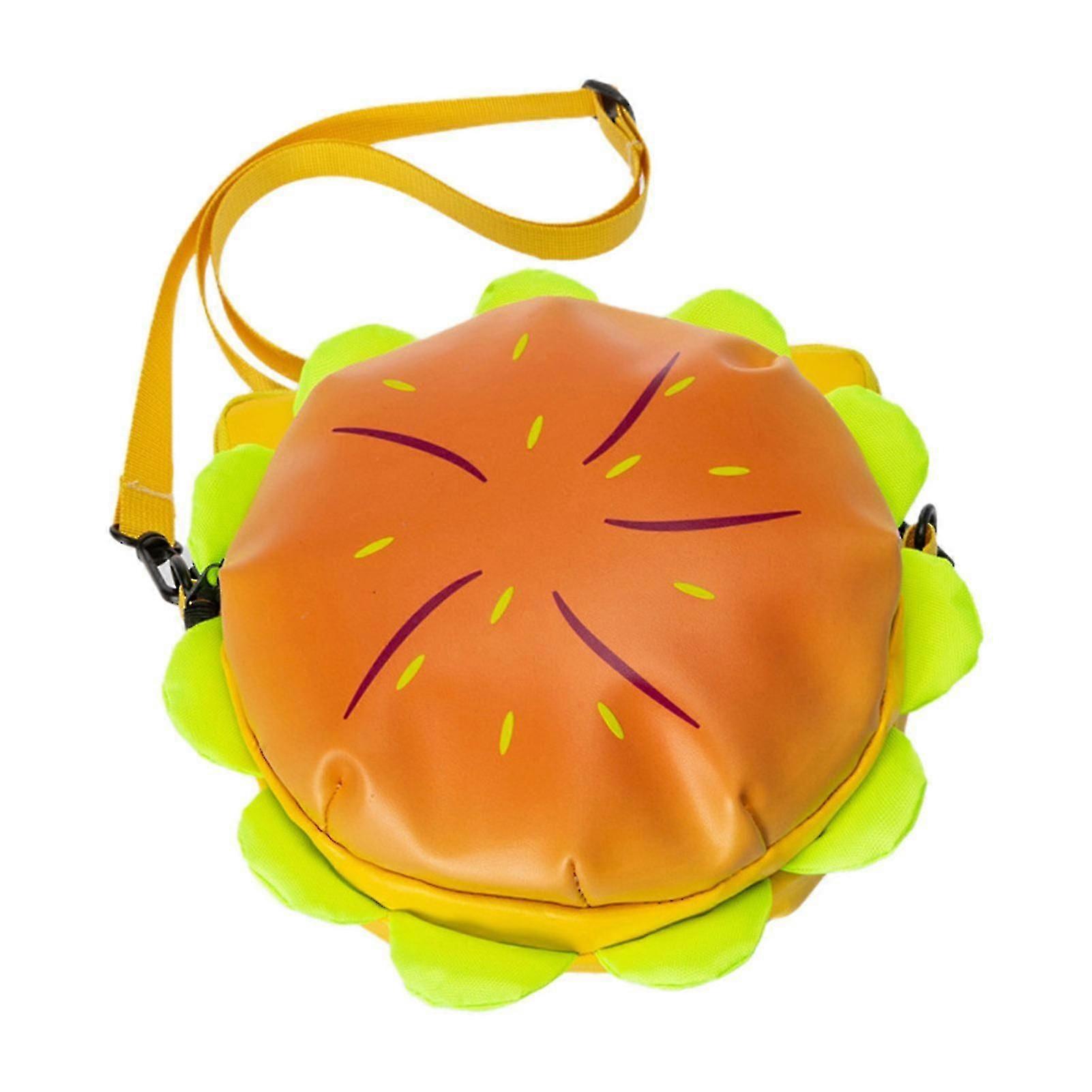 Novelty Hamburger Backpack Multi-Compartment Hamburger Backpack School Supply