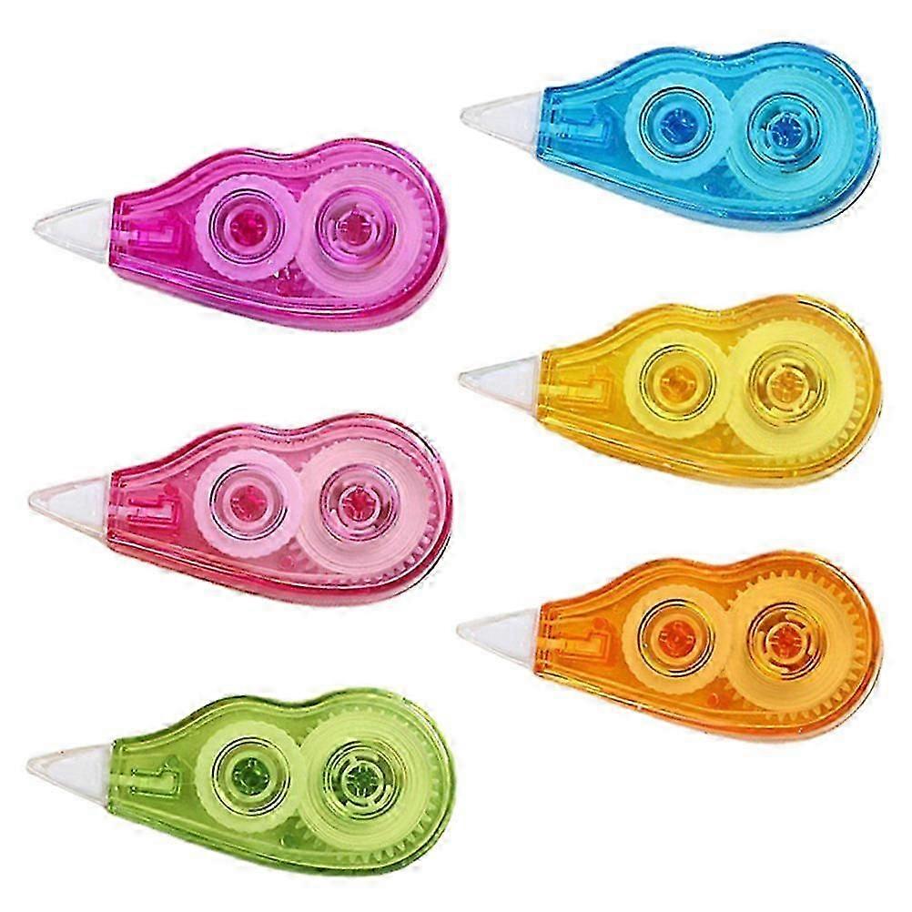 Mini Correction Tape School Supplies Small Rectangular 6Pcs