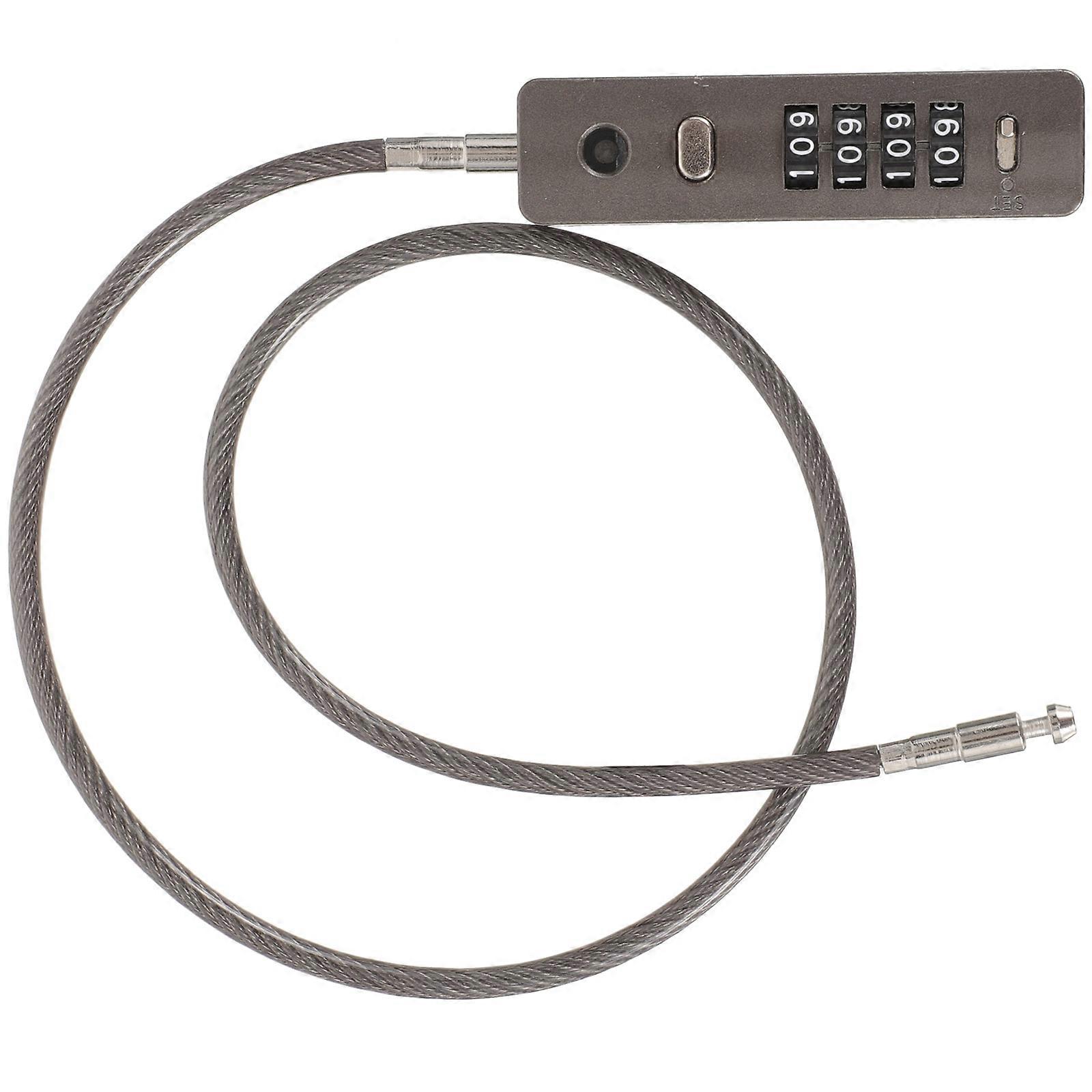 Combination Cable Lock 4-digit Combination Lock for Luggage Helmets Bicycles