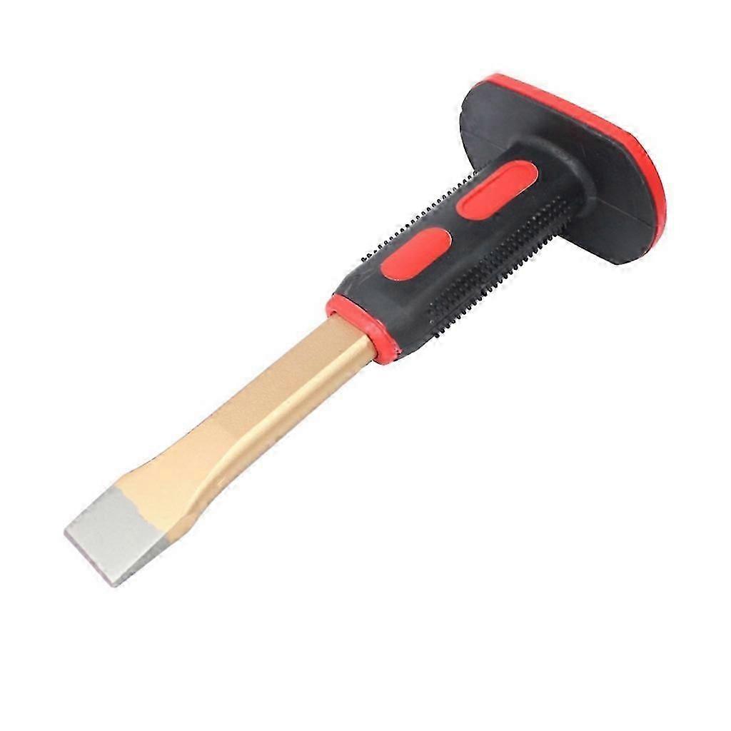 Handguarded Chisel for Cutting and Splitting Hard Stone Soft Handguard Tool