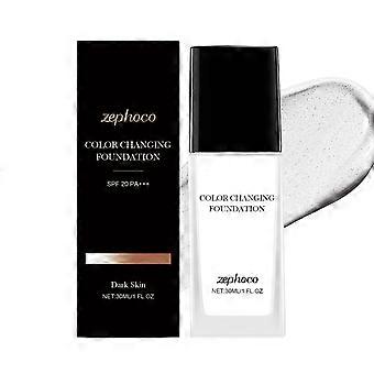 Zephoco Dark Skin Moisturizing Discoloration liquid foundation Light and Slim Fit Keep Makeup Moisturizing Natural concealer Clear