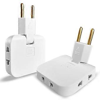 Rear-mounted cabinet2xFlat power strip, with3One socket |Flat plug,180Rotary connection