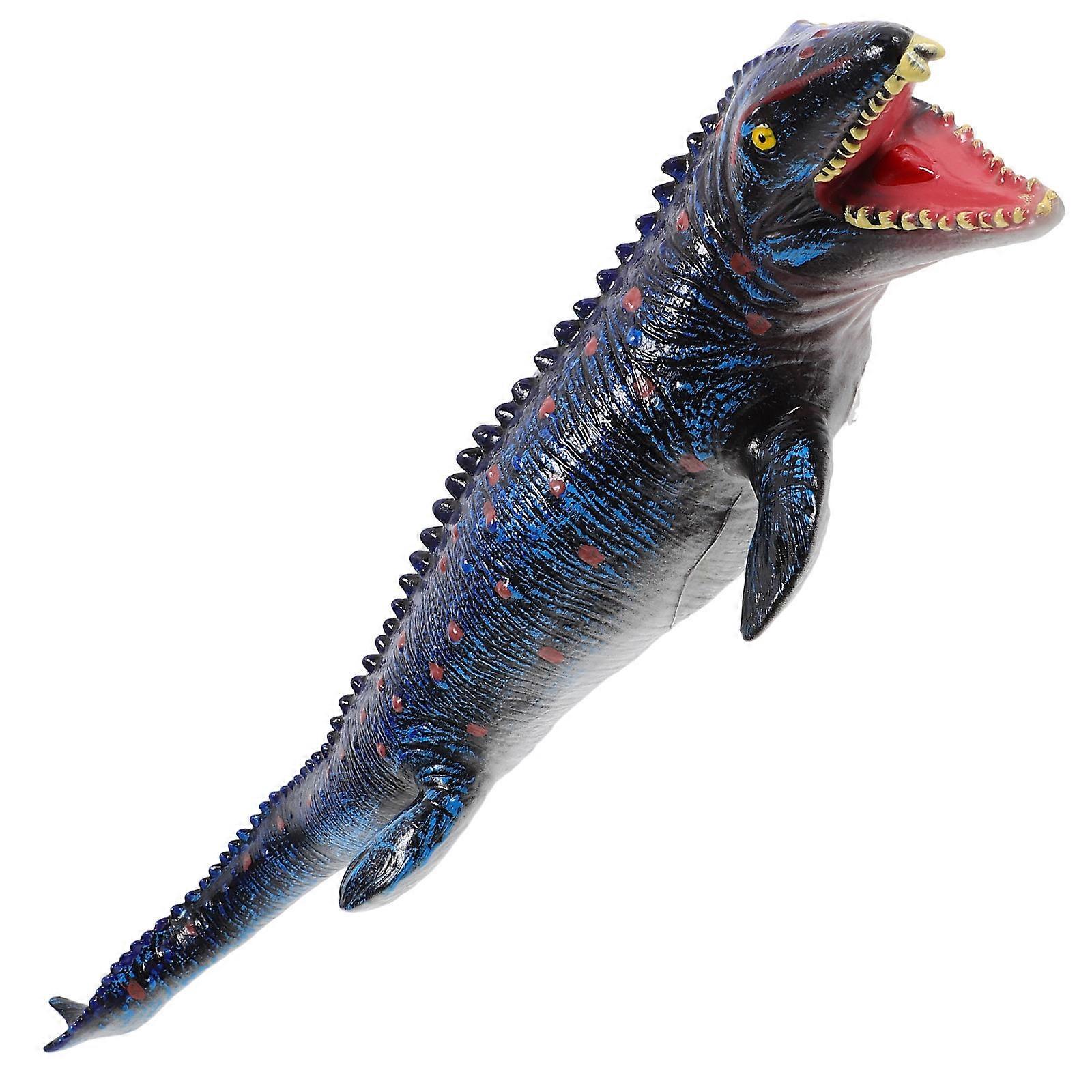 Mosasaurus Model Ocean Animal Model Simulation Dinosaur Figurine Artificial Dinosaur