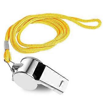 Sport Whistle, Metal Referee Whistle with Lanyard, High Sharp Sound Stainless Steel Whistle compatible with Soccer Basketball Coaches 2026