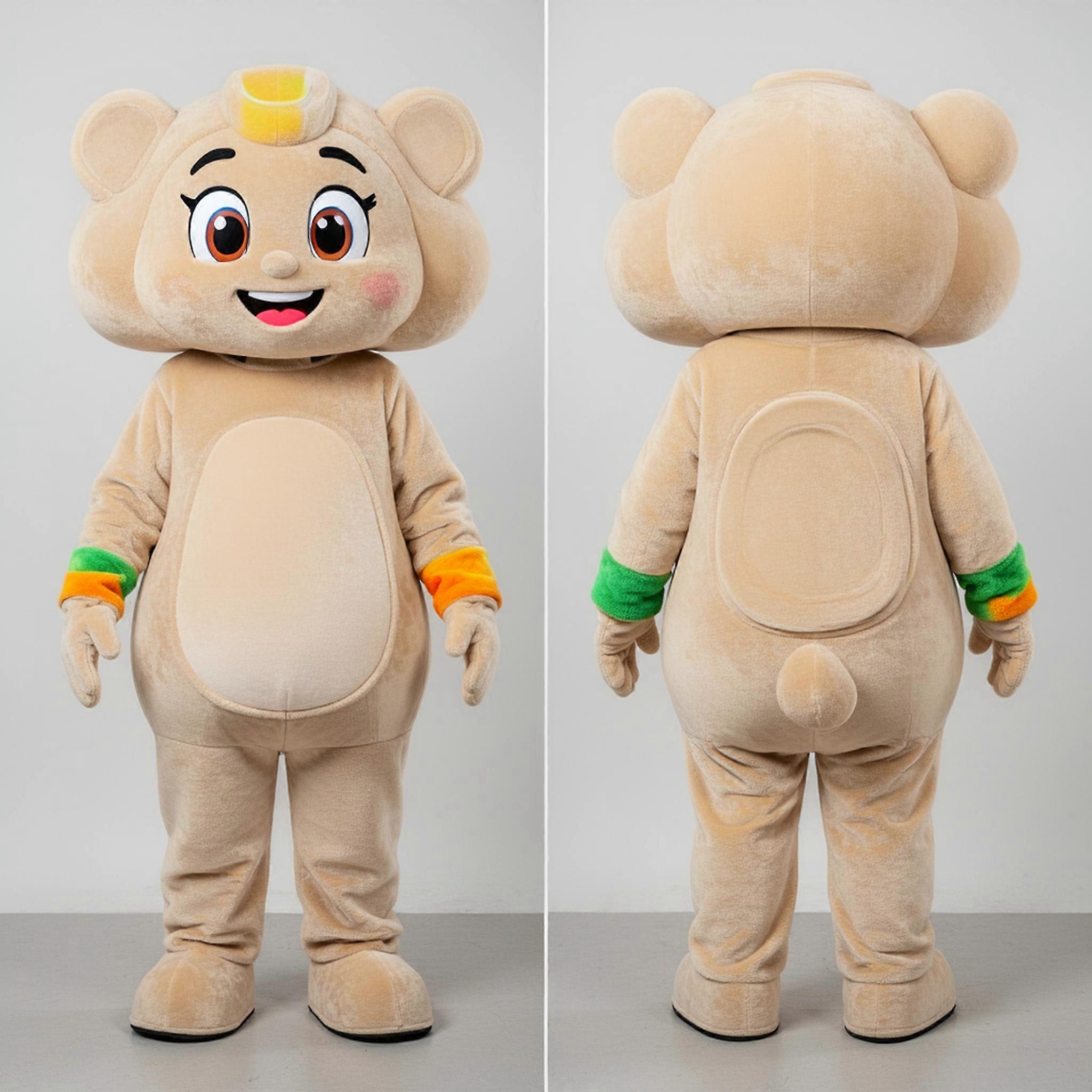 MASTICOT Beige Balanced Plate Spinner Mascot
