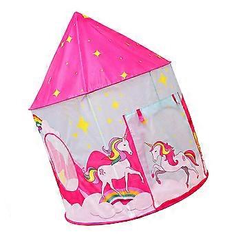 Children Tent Unicorn Pattern Toy for Kids 1Set Pink Breathable Play Tent
