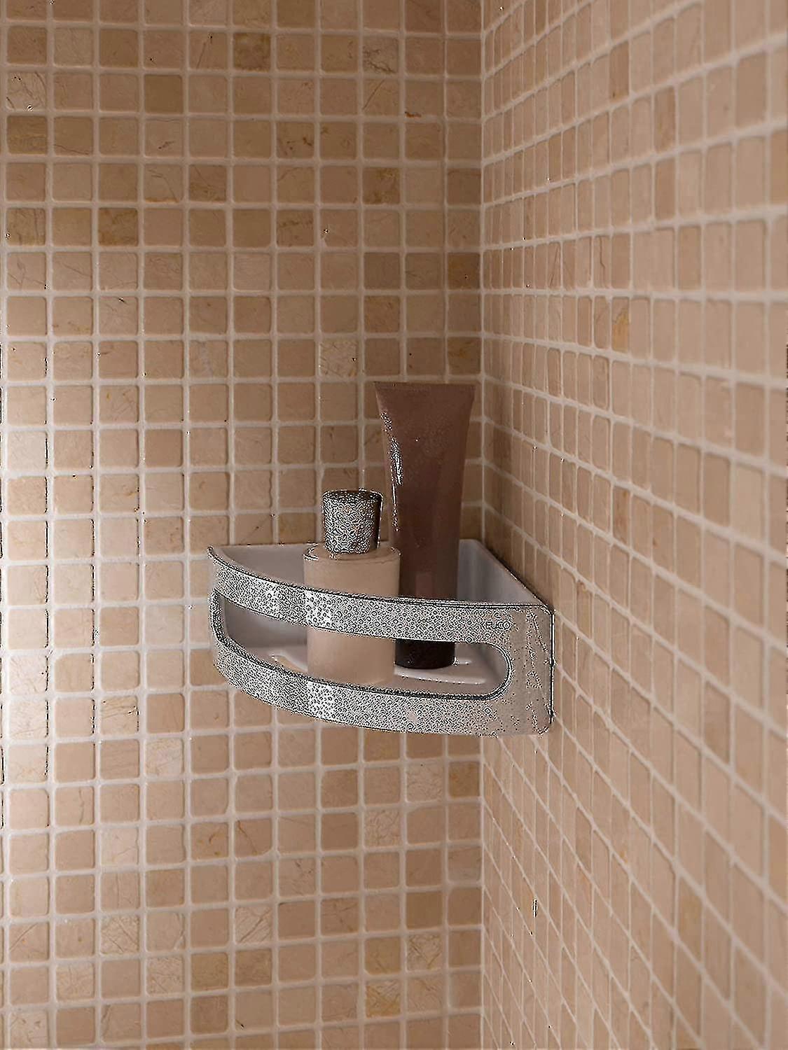 Chrome White Shower Corner Caddy Compatible with 11657010000 Elegance