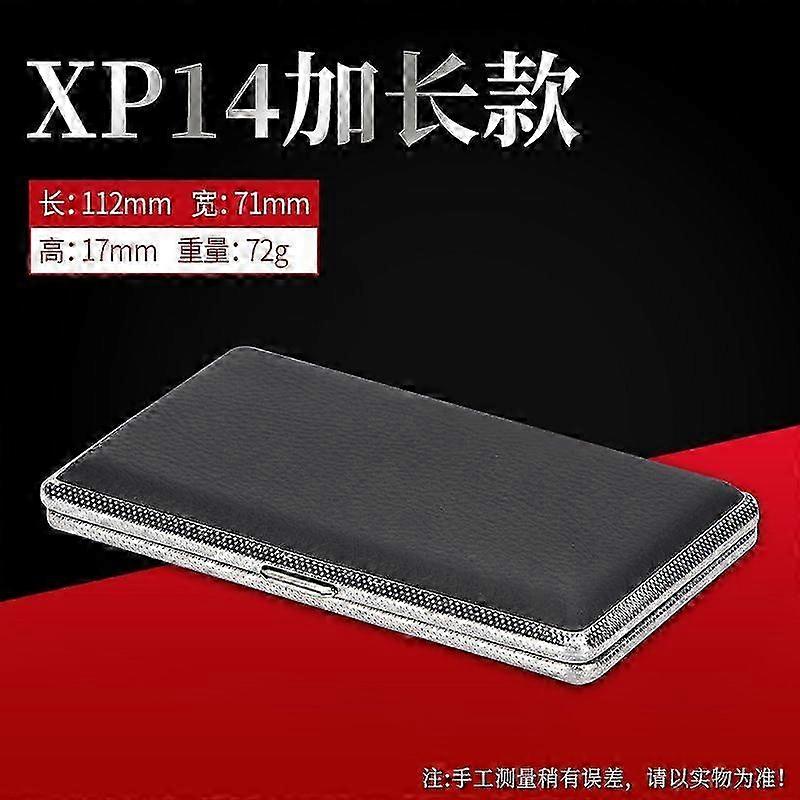 Slim Double-Open PU Cigarette Case