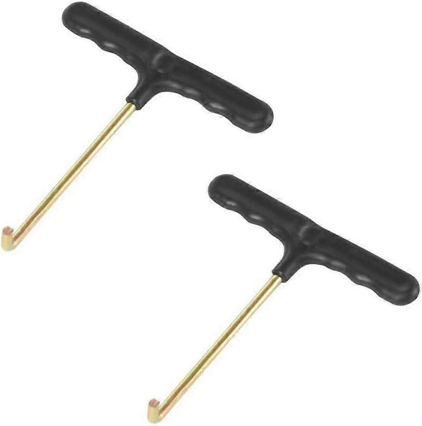 Trampoline Retractor, Trampoline Hook, Bungee Bed Assembly & Installation Tool, Spring Retractor T-Hook (2-Pack)