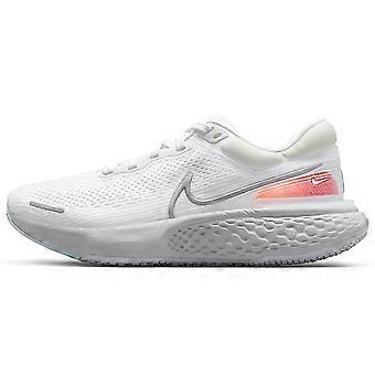 Nike ZoomX Invincible Run Flyknit White Pure Platinum Chile Red CT2228-102