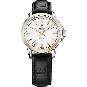 Swiss Military Swiss Quartz Analog Woman Watch with Cowskin Bracelet SM34040.09