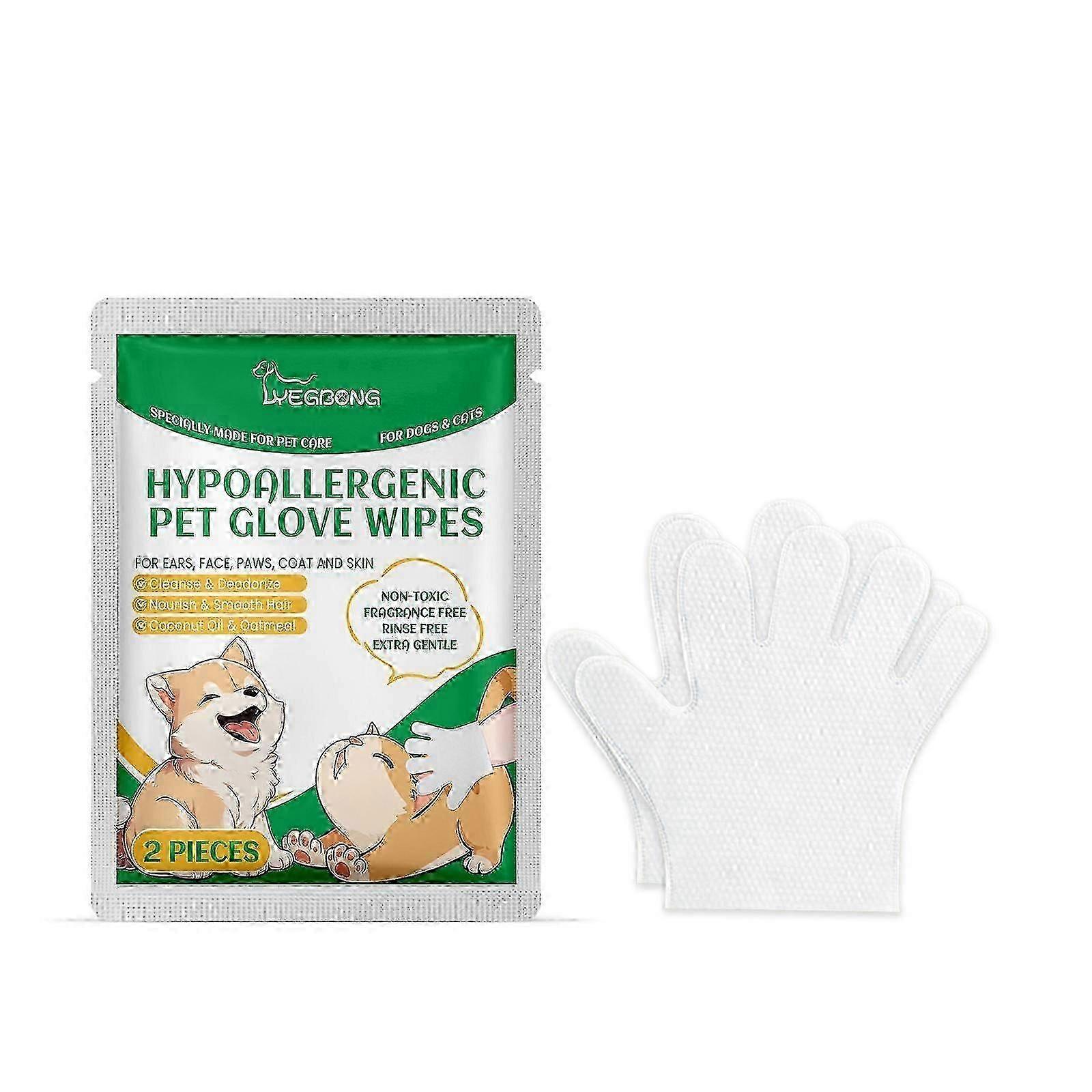 Moisturising Fast-Drying Pet Cleaning Gloves